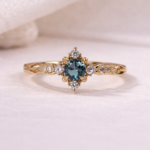 Anel de Noivado Cosmos