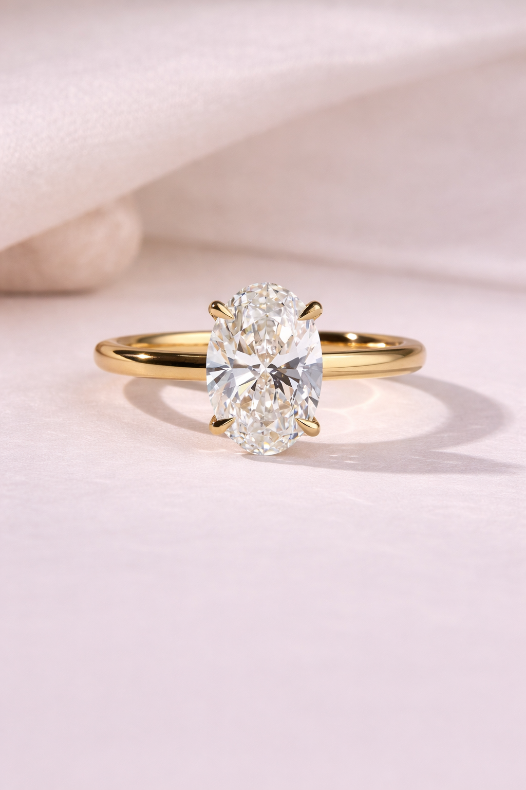 Anel de Noivado Eterno