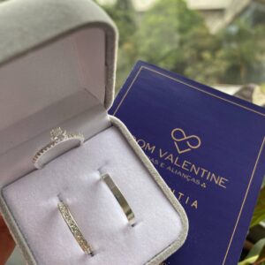 Par de Alianças Jasmim