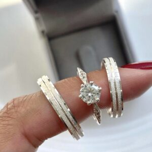 Par de Alianças Orquídea