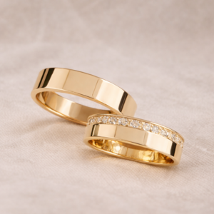 Par de Alianças Florir